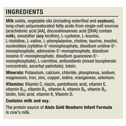 Alula Gold Stage 1 Newborn Infant Formula 0-6 Months - 900g