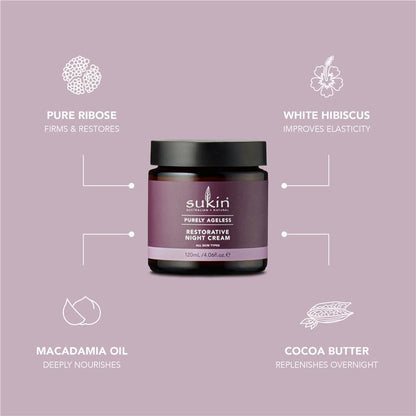 Sukin Purely Ageless Restorative Night Cream 120ml