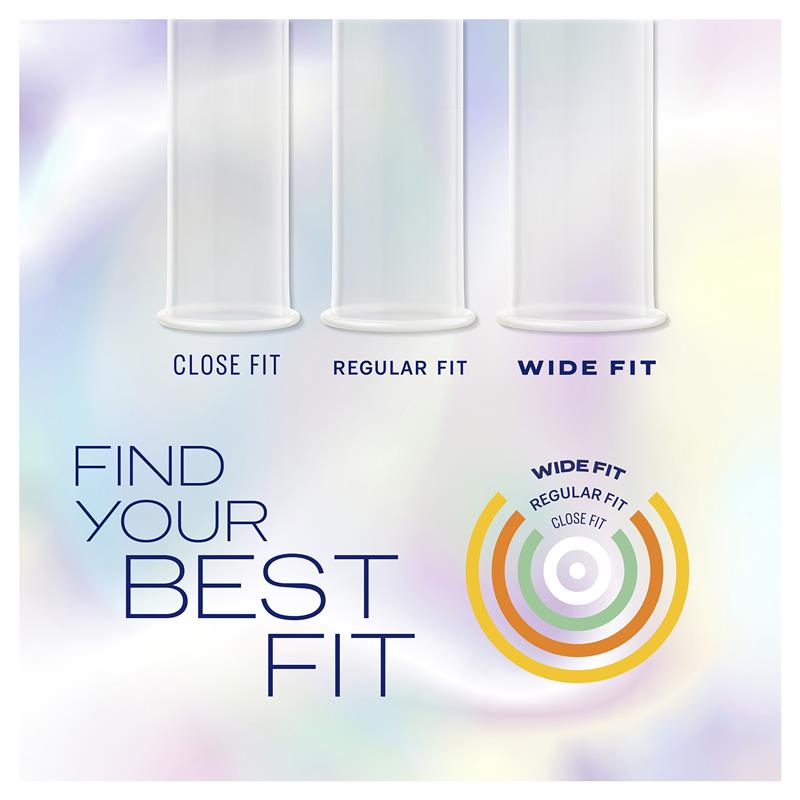 Durex Invisible Wide Fit Condoms 10 Pack