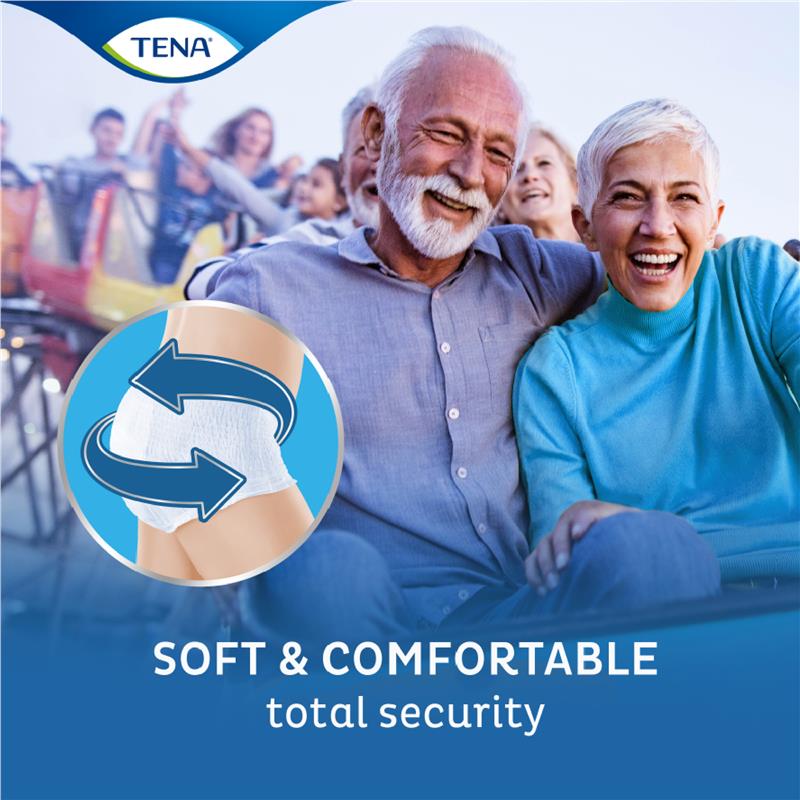 TENA ProSkin Plus Large Incontinence Pants 14 Pants – Leak & Odor Protection