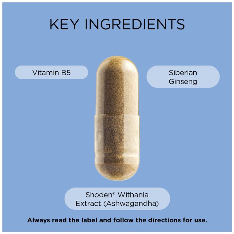 GO Healthy Ashwagandha Plus Stress & Energy 60 Hard Capsules