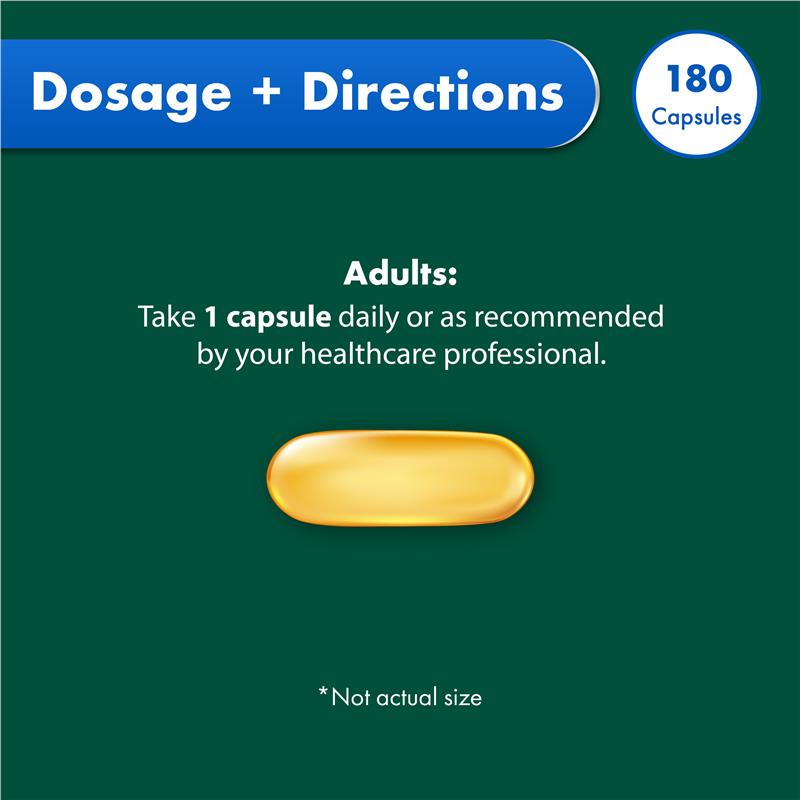 Nature's Own Concentrated Fish Oil 4 in 1 180 Capsules
