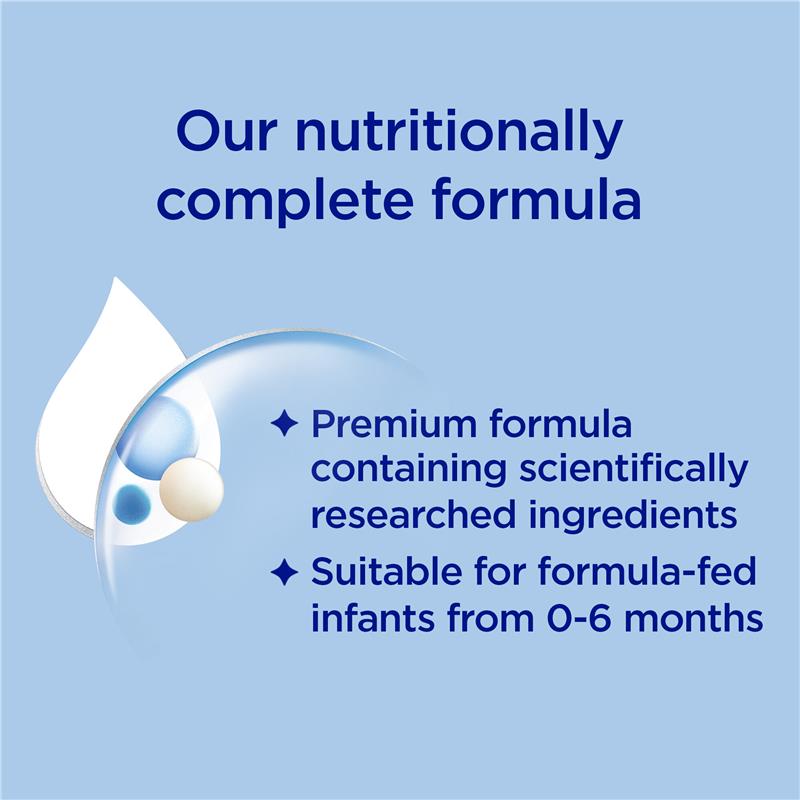 Aptamil Gold+ 1 Baby Infant Formula 900g - From Birth to 6 Months