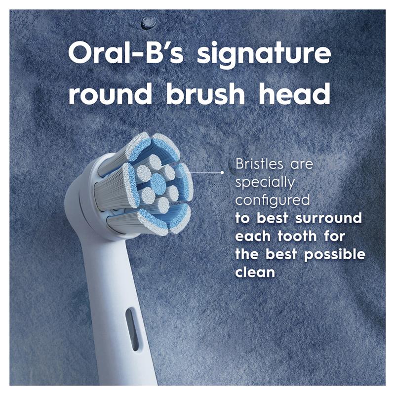 Oral-B iO Clean & Gum Protect Brush Head Refills - White, 2 Pack