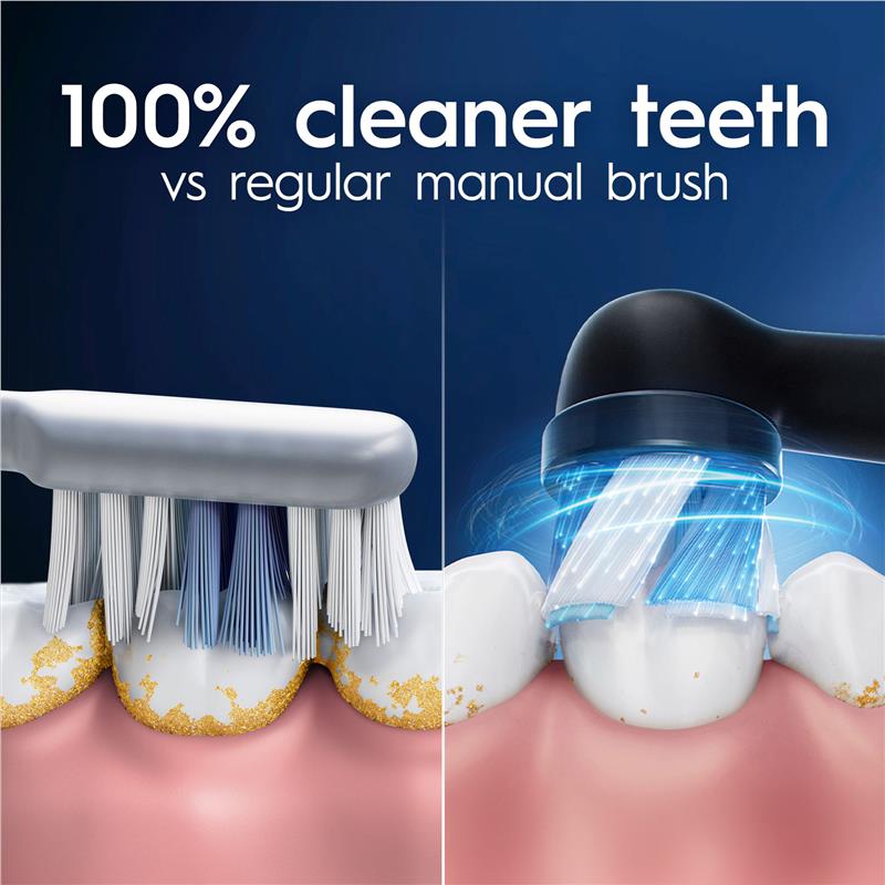 Oral-B iO Advanced Clean Brush Head Refills - White, 4 Pack