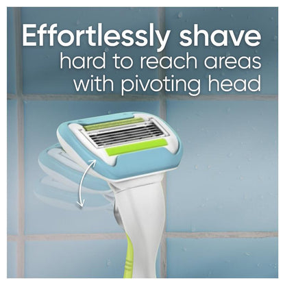 Gillette Venus Extra Smooth 5-Blade Razor Handle with 2 Refills