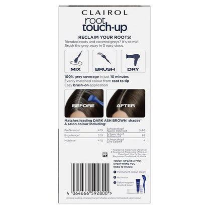 Clairol Root Touch Up Permanent Hair Colour 4A Dark Ash Brown