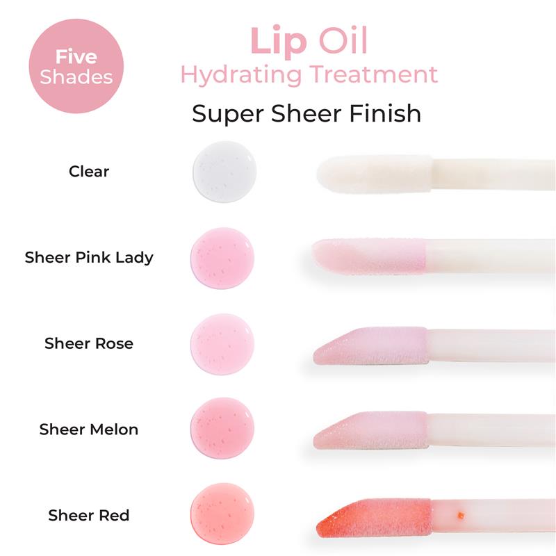 MCoBeauty Lip Oil Hydrating Treatment Sheer Rose