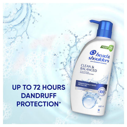 Head & Shoulders Clean & Balanced Shampoo 660ml