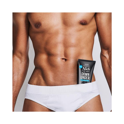 Nad's for Men Down Under Hair Removal Cream 150ml - Painless Hair Removal for Sensitive Areas