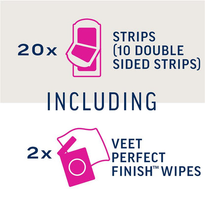 Veet Pure Cold Wax Strips Face 20 Pack