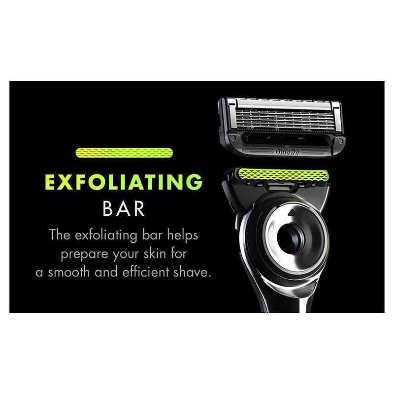 GilletteLabs 5-Blade Universal Razor Refills, 12 Pack for Heated & Exfoliating