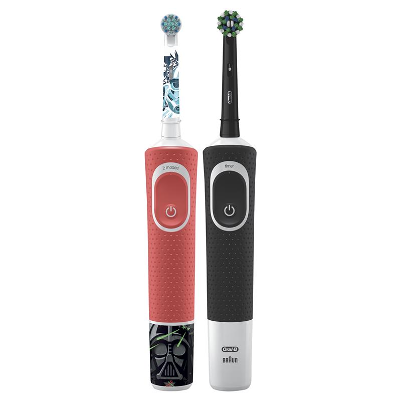 Oral B Power Toothbrush Pro 100 Frozen/Star Wars Pack - Fun and Effective Oral Care for Kids