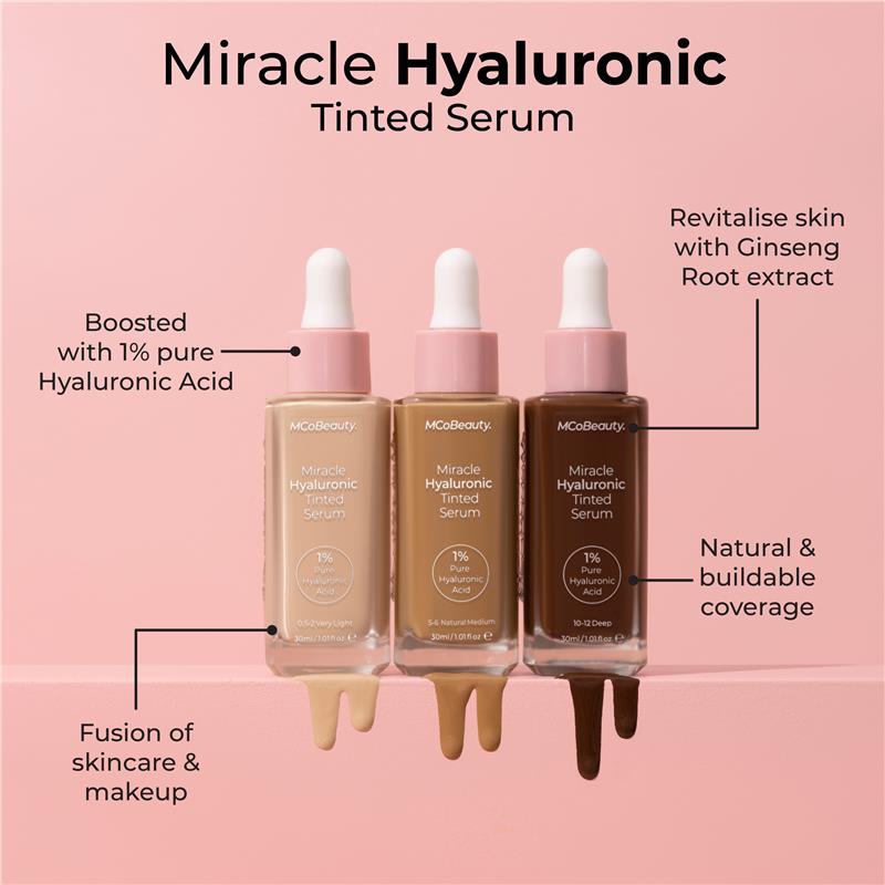 MCoBeauty Miracle Hyaluronic Tinted Serum 3-4 Light/Medium