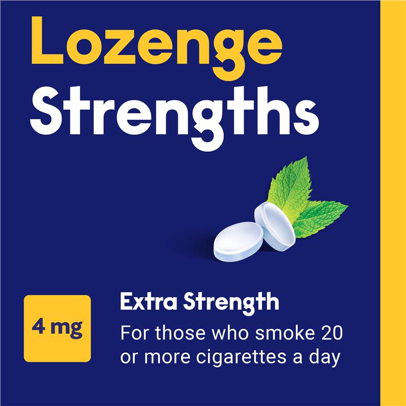 Nicabate Mini Lozenges 4mg - 120 Count for Quick Craving Relief