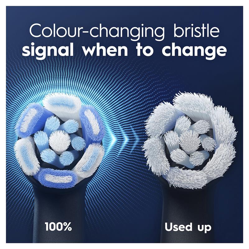 Oral-B iO Advanced Clean Electric Toothbrush Refills - Black 2 Pack