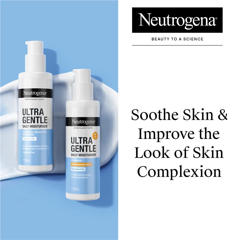 Neutrogena Ultra Gentle Moisturiser SPF15 100ml
