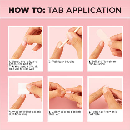 Glam By Manicare Glam Ready Pre-Glued Nails Barefoot In Bail 30 Pieces