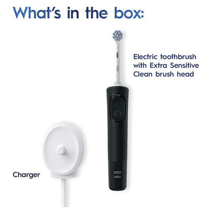Oral-B Pro 300 Electric Toothbrush - Everyday Clean Black