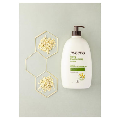 Aveeno Daily Moisturising Fragrance Free Body Lotion 1L - Hydrate and Protect Your Skin