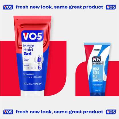 VO5 Mega Hold Gel 200ml