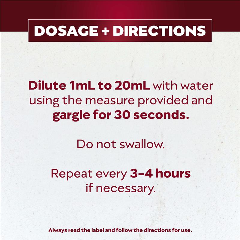 Betadine Sore Throat Gargle Concentrated 15mL
