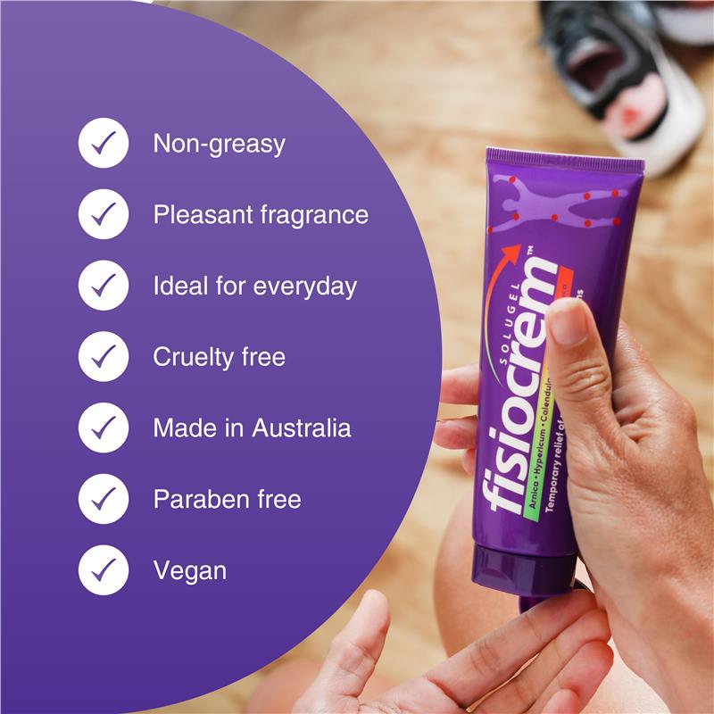 Fisiocrem Solugel 120g - Natural Pain Relief Gel for Muscle Recovery