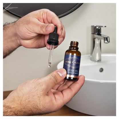 King C Gillette Beard Oil 30ml - Nourishing & Hydrating