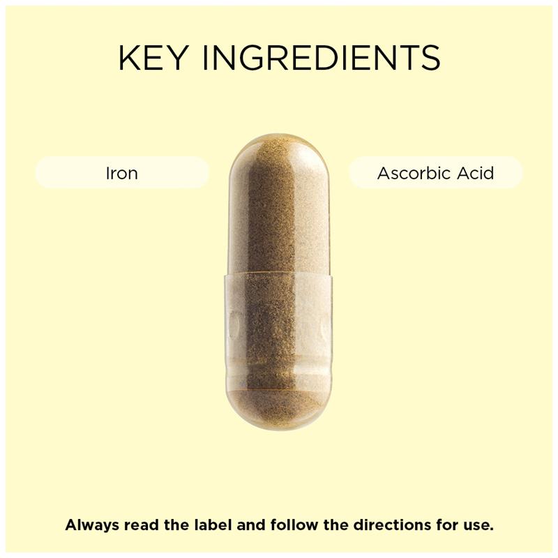 GO Healthy Iron + Vitamin C 30 Hard Capsules