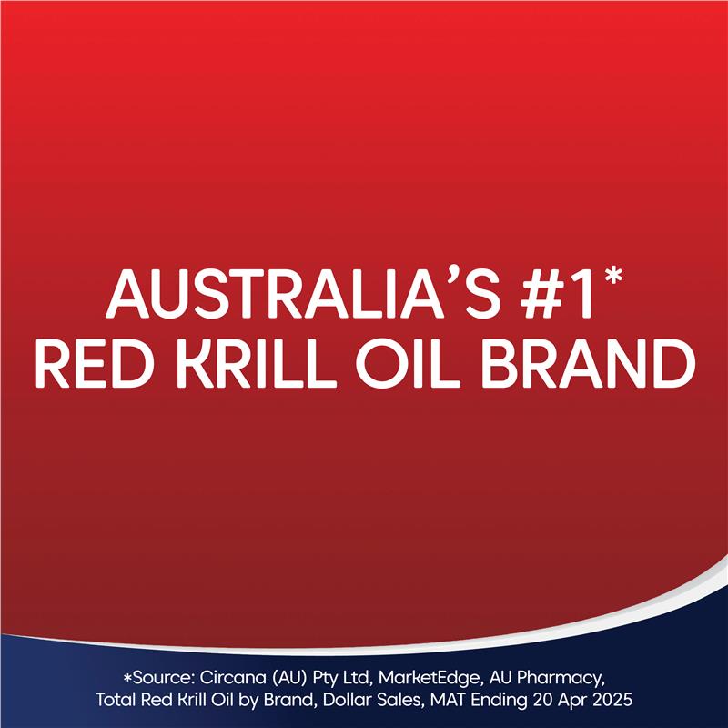 Bioglan Red Krill Oil Active Brain & Eyes 60 Capsules