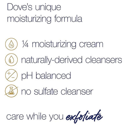 Dove Exfoliating Body Polish with Colloidal Oatmeal and Calendula Oil 298g - Gentle Skin Care