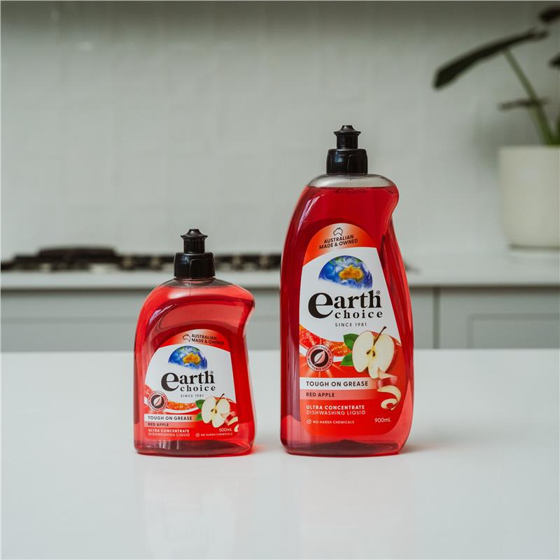 Earth Choice Dishwash Concentrate Red Apple 500ml