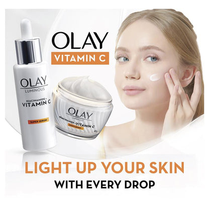 Olay Luminous Niacinamide + Vitamin C Moisturiser 50g