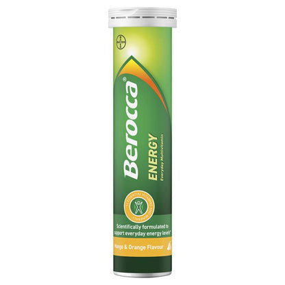 Berocca Energy Mango And Orange 60 Effervescent Tablets Exclusive Size
