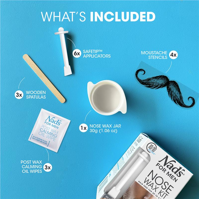 Nad's for Men Nose Wax 30g - Quick and Easy Nose Hair Removal