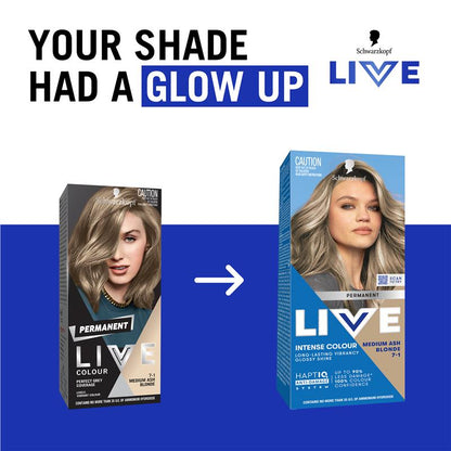 Schwarzkopf Live Colour Permanent 7.1 Medium Ash Blonde