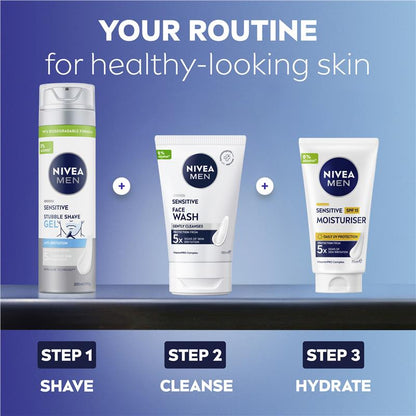 NIVEA Men Sensitive Stubble Shave Gel 200ml
