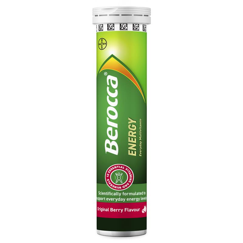 Berocca Energy Original Berry 15 Effervescent Tablets