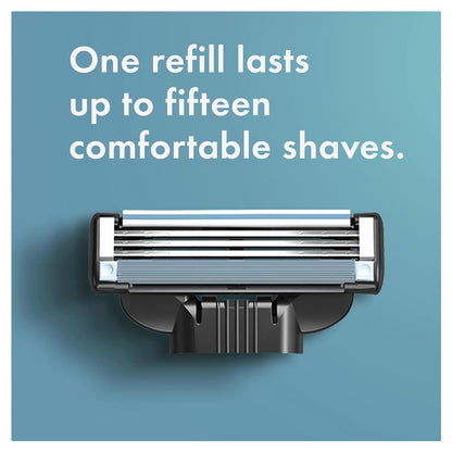 Gillette Mach3 Turbo 3D Replacement Cartridges - 8 Pack