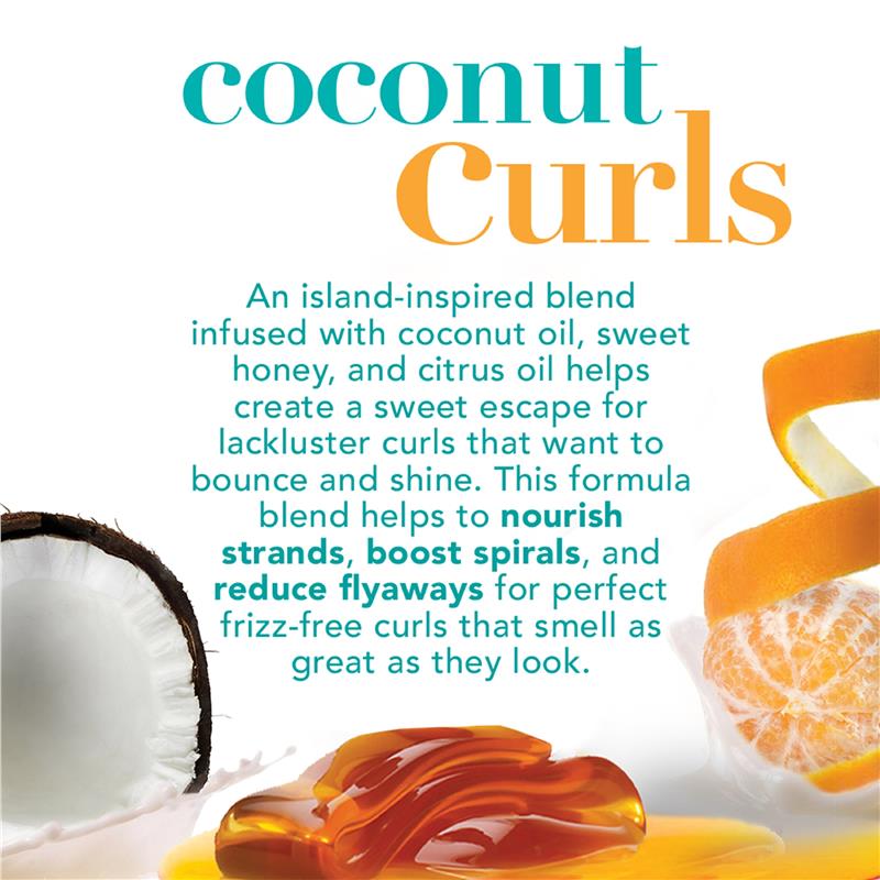 Ogx Quenching + Coconut Curls Shampoo For Curly Hair 385mL