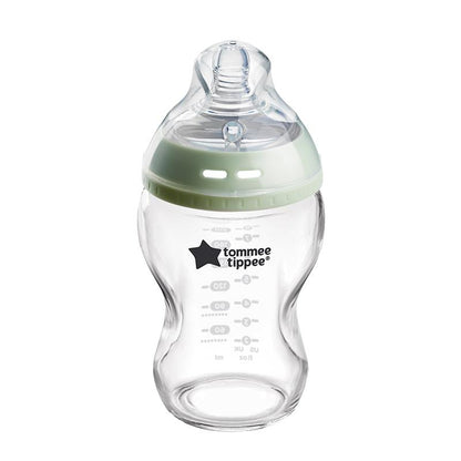 Tommee Tippee Natural Start 250ml Glass Bottle Slow Teat