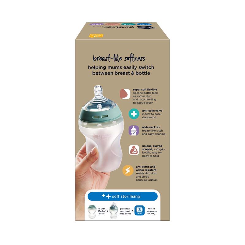 Tommee Tippee Natural Start 260ml Silicone Bottle