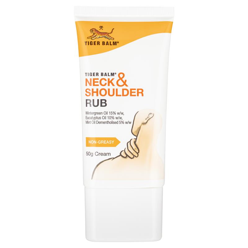 Tiger Balm Neck and Shoulder Rub 50g - Soothing Relief for Tired Muscles