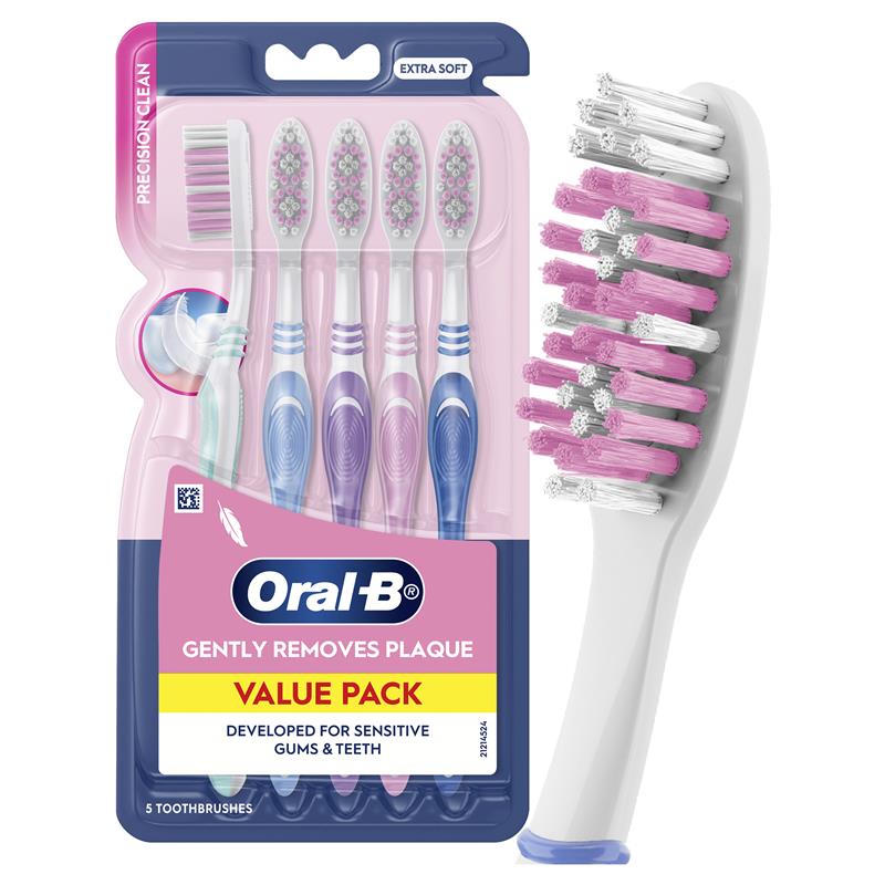 Oral-B Precision Clean Sensitive Toothbrush - 5 Pack