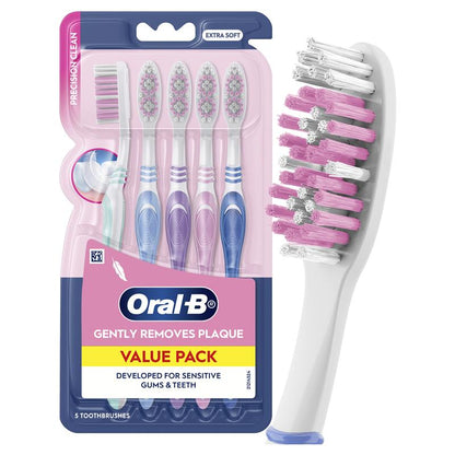 Oral-B Precision Clean Sensitive Toothbrush - 5 Pack