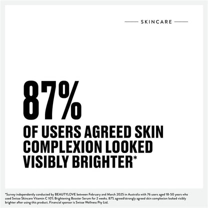 Swisse Beauty Vitamin C 10% Brightening Booster Serum 30ml