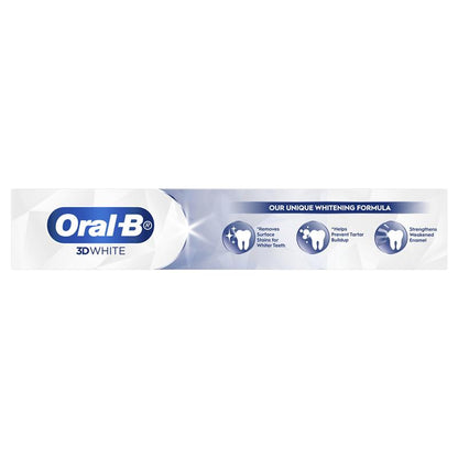 Oral-B 3D White Long Lasting Freshness Whitening Toothpaste - 190g