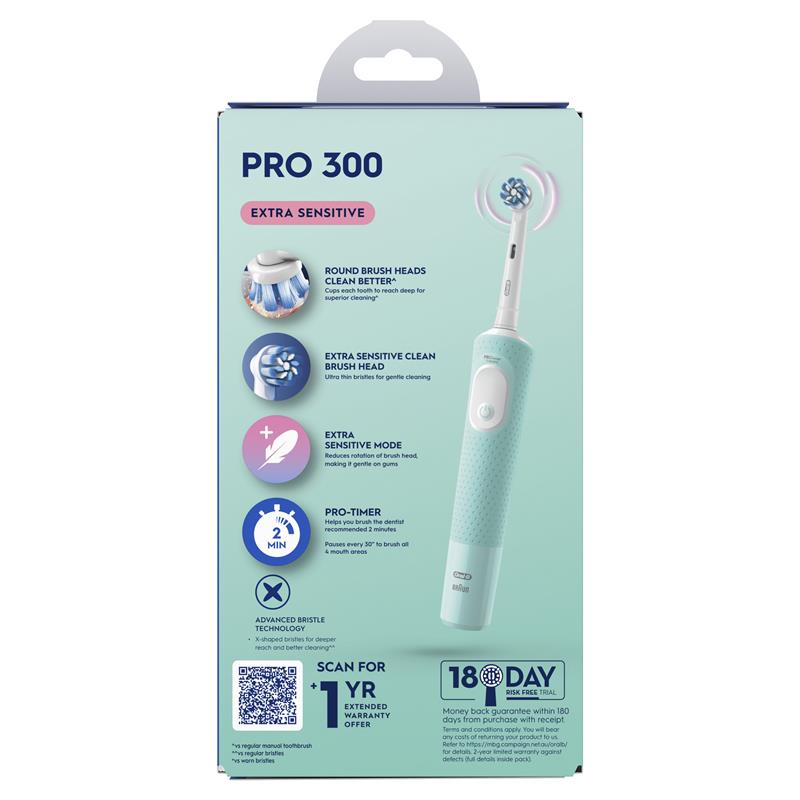 Oral-B Pro 300 Electric Toothbrush - Everyday Clean Mint