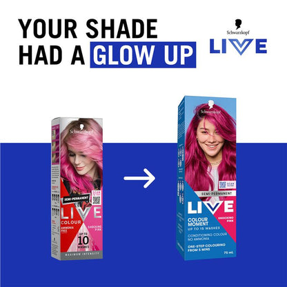 Schwarzkopf LIVE Colour Shocking Pink Semi Permanent 75ml
