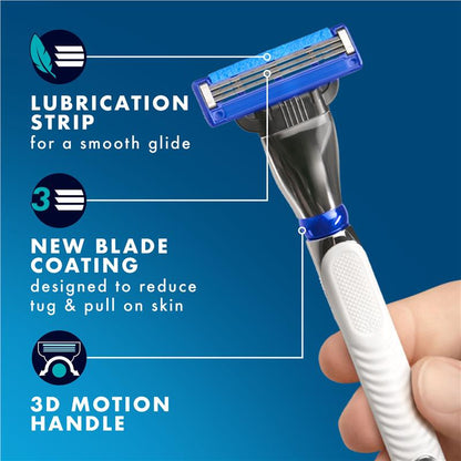 Gillette Mach 3 Turbo 3D Cartridges Value 10 Pack